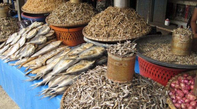 Fischmarkt in Indonesien